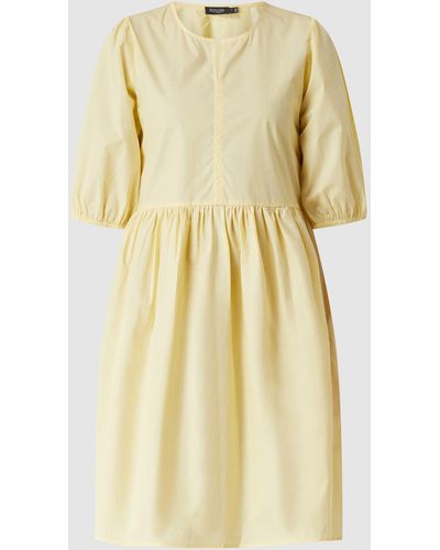 Soaked In Luxury Kleid aus Baumwolle Modell 'Vesper' - Gelb