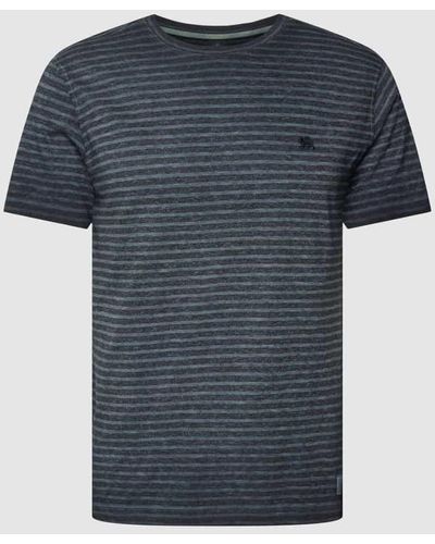 Lerros T-Shirt mit Streifenmuster - Blau