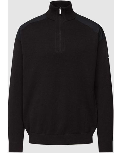 Calvin Klein Sweatshirt Met Schipperskraag - Zwart