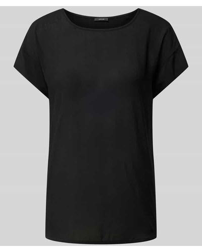 Opus T-Shirt mit Rundhalsausschnitt Modell 'SKITA' - Schwarz