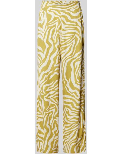 Mazine Loose Fit Stoffhose mit Allover-Print Modell 'Lilby' - Mettallic
