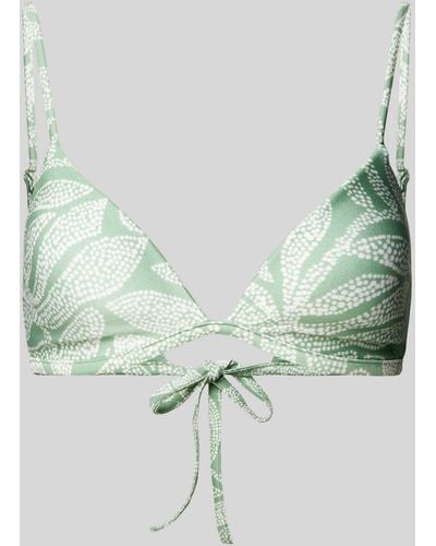 Barts Bikini-Oberteil mit vorgeformten Cups Modell 'Akamu' - Grün