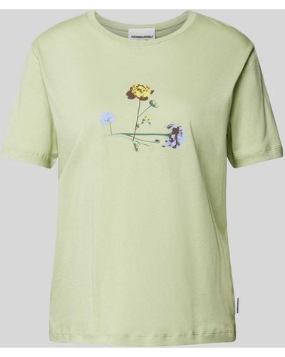 ARMEDANGELS T-Shirt mit Motiv-Print Modell 'MAARLA LITAA' - Grün