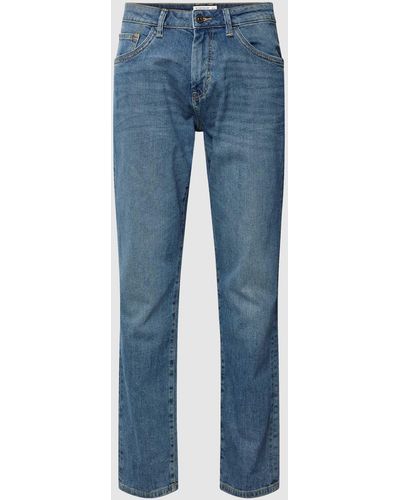 Tom Tailor Slim Fit Jeans Met Steekzakken - Blauw