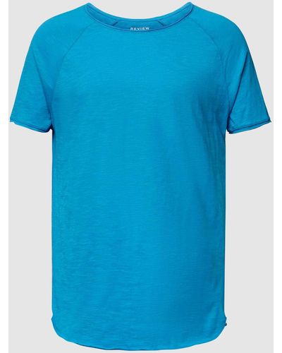 Review T-shirt Met Ronde Hals - Blauw