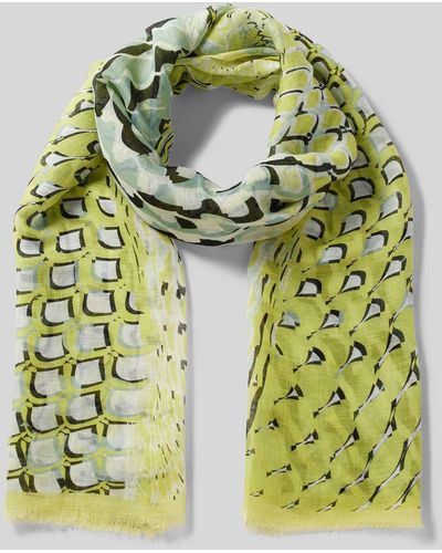 Marc Cain Sjaal Met All-over Print - Groen