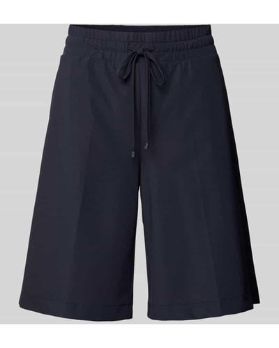 Cambio Wide Leg Shorts mit Gesäßtaschen Modell 'CLARA' - Blau