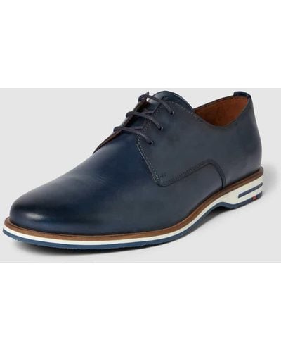 Lloyd Derby-Schuhe aus Leder Modell 'DAKIN' - Blau