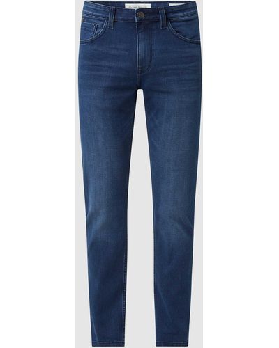 Tom Tailor Regular Slim Fit Jeans mit Stretch-Anteil Modell 'Josh' - Blau