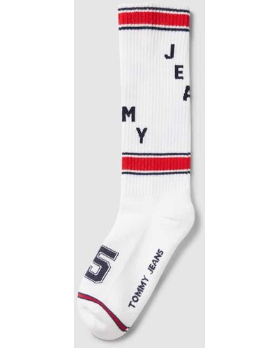 Tommy Hilfiger Socken mit Label-Details Modell 'VARSITY' - Weiß