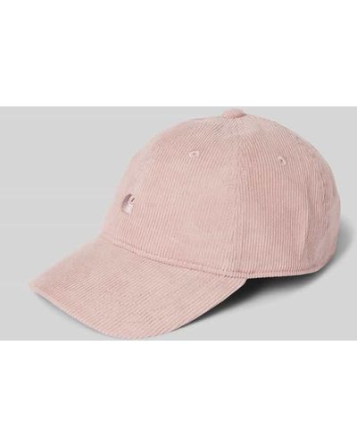 Carhartt Basecap mit Label-Stitching - Pink