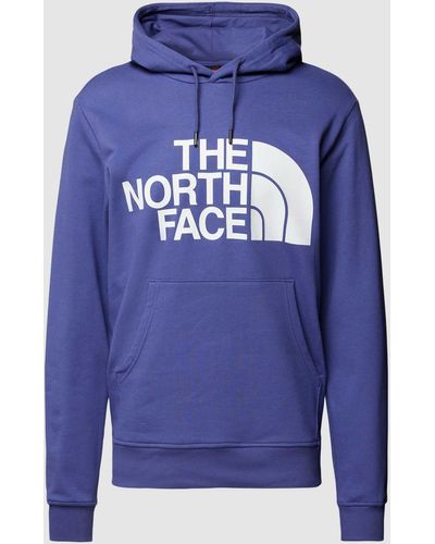 The North Face Hoodie Met Logoprint - Blauw