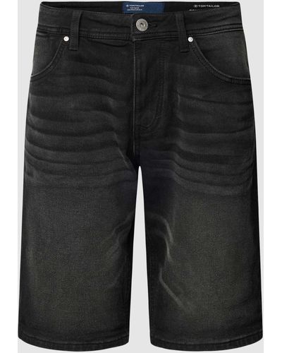 Tom Tailor Korte Jeans - Zwart