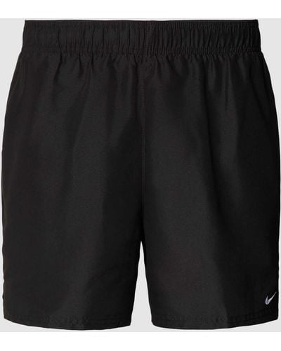 Nike Zwembroek Met Labelstitching - Zwart