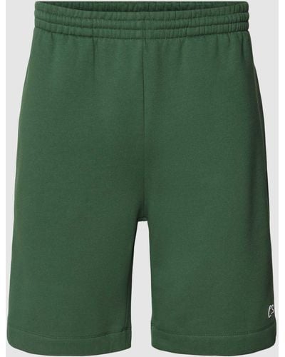 Lacoste Regular Fit Shorts mit elastischem Bund - Grün