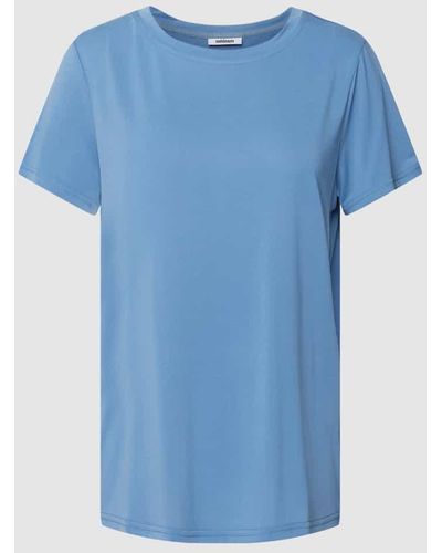 Minimum T-Shirt mit Rundhalsausschnitt Modell 'RYNAH' - Blau
