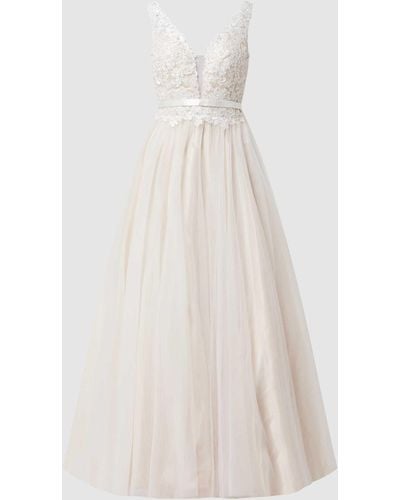 Luxuar Brautkleid aus Spitze und Tüll - Weiß
