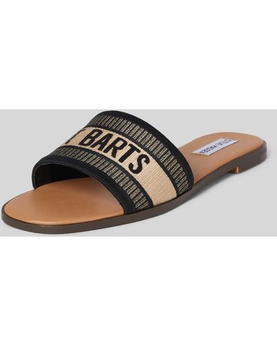 Steve Madden Slides mit Statement-Stitching Modell 'KNOX' - Schwarz