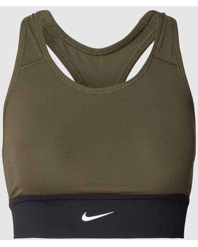 Nike Sport-BH mit elastischem Bund - Grün