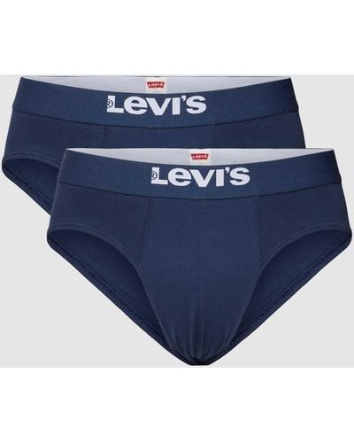 Levi's Slip Met Labeldetail - Blauw