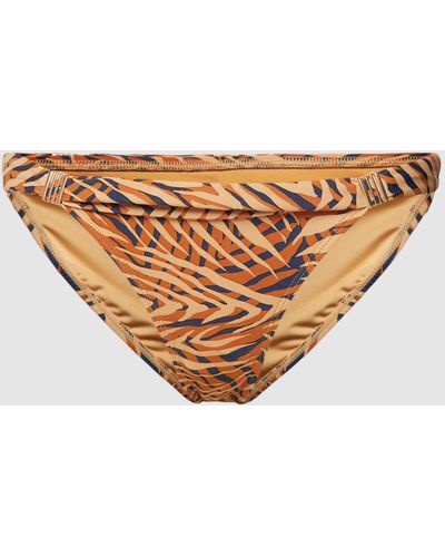 Barts Bikini-Slip mit Animal-Print Modell 'YINDI' - Natur
