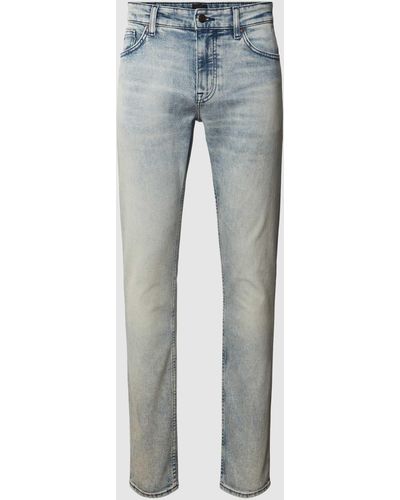 BOSS Jeans Met 5-pocketmodel - Blauw
