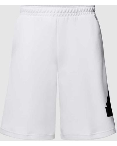 adidas Shorts mit elastischem Bund - Weiß