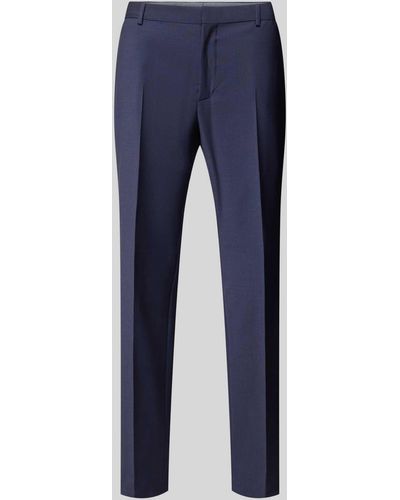 Calvin Klein Regular Fit Pantalon Met Achterzak - Blauw