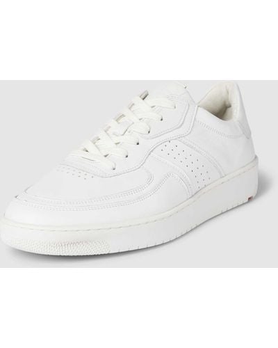 Lloyd Sneaker mit Label-Detail Modell 'AREL' - Weiß