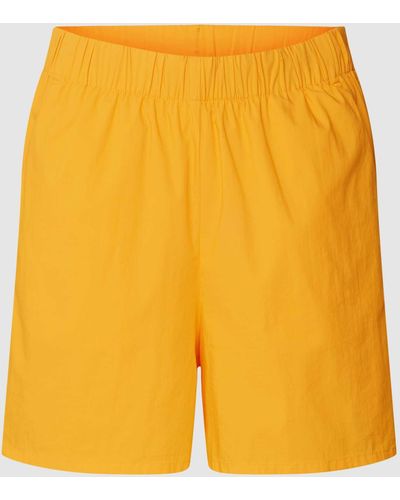 Tom Tailor Shorts mit elastischem Bund - Gelb