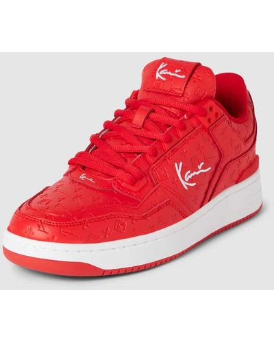 Karlkani Sneaker mit Label-Stitching Modell 'KANI 89' - Rot