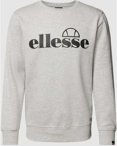 Ellesse Sweatshirt Met Labelprint - Grijs