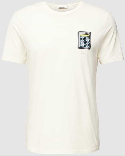 ARMEDANGELS T-Shirt mit Motiv-Print Modell 'JAAMES' - Natur