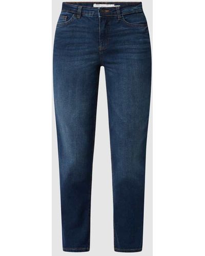 Ichi Straight Fit Jeans mit Stretch-Anteil Modell 'Raven' - Blau