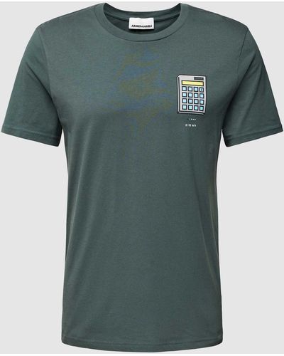 ARMEDANGELS T-shirt Met Motiefprint - Groen