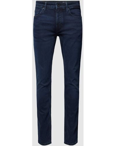 Marc O' Polo Shaped Fit Jeans Met Labelpatch - Blauw