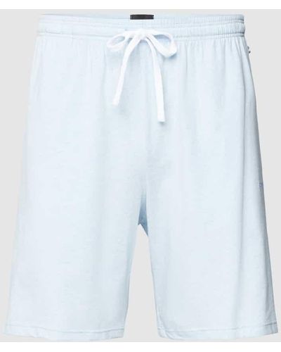 BOSS Shorts mit elastischem Bund - Blau