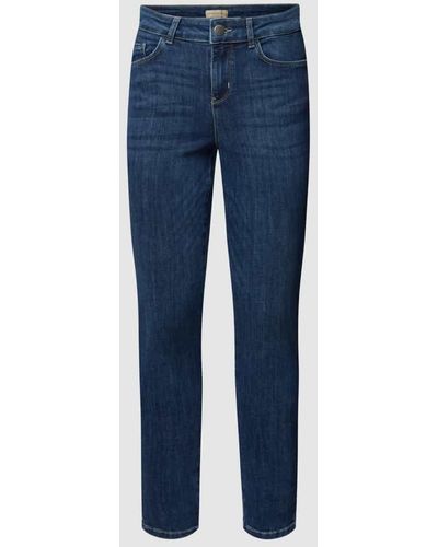 Soya Concept Skinny Fit Jeans im 5-Pocket-Design Modell 'KIMBERLY PATRIZIA' - Blau