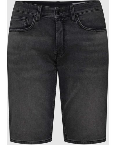 s.Oliver RED LABEL Jeansshorts im 5-Pocket-Design - Schwarz