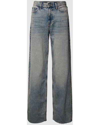 Mango Flared Jeans im 5-Pocket-Design Modell 'DENVER' - Blau