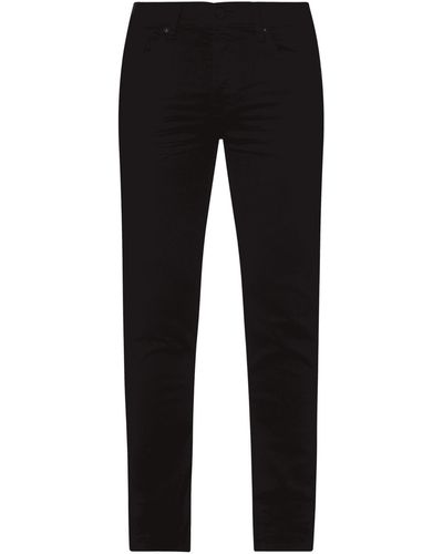 Only & Sons Slim Fit Jeans mit Stretch-Anteil Modell 'Loom' - Schwarz