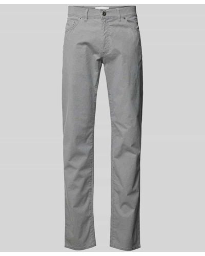 Brax Regular Fit Hose im 5-Pocket-Design Modell 'CADIZ' - Grau