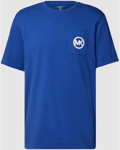MICHAEL Michael Kors T-shirt Met Logoprint - Blauw