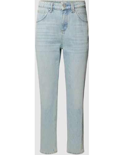 Marc O' Polo Relaxed Fit Jeans Met Labeldetails - Blauw