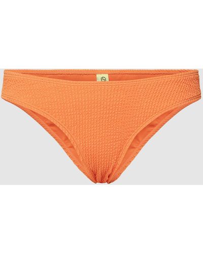Becksöndergaard Bikinibroekje Met Structuurmotief - Oranje