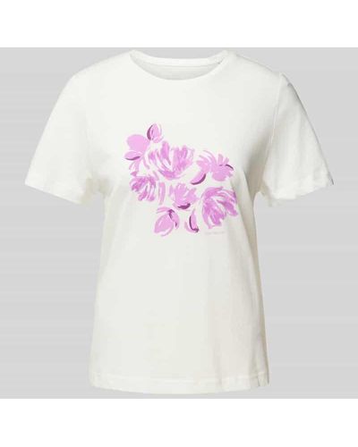 Tom Tailor T-Shirt mit floralem Print - Pink