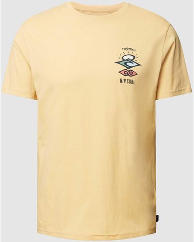 Rip Curl T-Shirt mit Rundhalsausschnitt Modell 'SEARCH ICON' - Natur