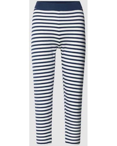 Mey Pyjama-Hose mit Streifenmuster - Blau