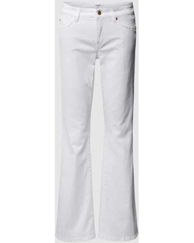 Cambio Flared Jeans im 5-Pocket-Design Modell 'PARIS' - Weiß