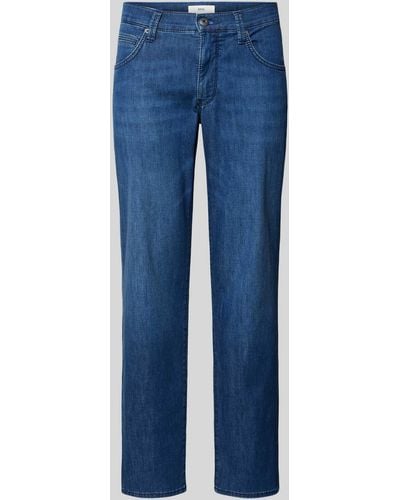 Brax Slim Fit Jeans im 5-Pocket-Design Modell 'CADIZ' - Blau